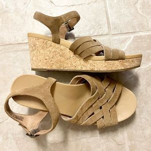 Beautiful Ugg strappy wedge sandals